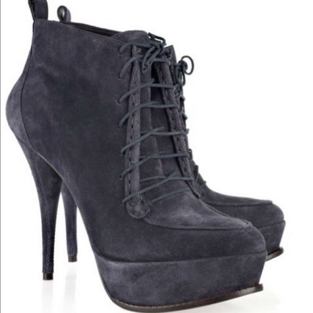 Navy Suede Heels